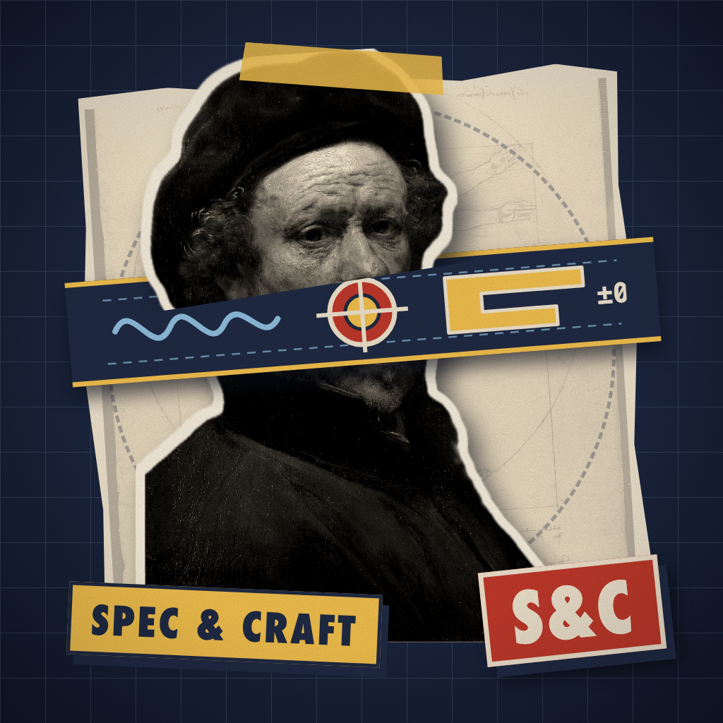 Spec & Craft Old Master Collage Emblem